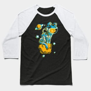 Space Cat 2 Baseball T-Shirt